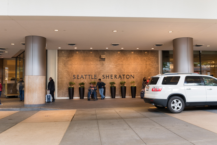 エントランス＠Sheraton Seattle Hotel